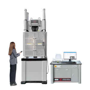 HST WAW-600D 600KN computergesteuerte elektrohydraulische 60T Universal-Zogkraft-Kompression-Bogen-Testmaschine - Product Image 2