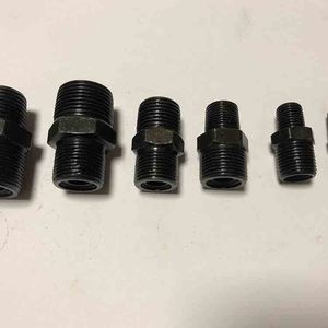 Junta de Transición Hidráulica Roscada 18x1.5, Conector de Acero 45 con Oxidación Negra para Tubería de Aceite de Alta Presión - Product Image 3