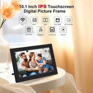 10.1-Inch Digital Picture Frame <b>WiFi</b> Digital Photo Frame with IPS Touch Screen, Share Photos Videos Via Uhale Frameo APP - Product Image 2