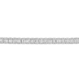 High Quality 925 Sterling Silver 14K White Gold Tennis Bracelet with Diamond Moissanite Elegant Bracelets - Product Image 3