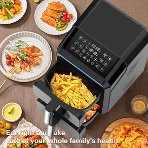 9L Up + bottom Duplo Aquecimento Digital Air Fryer com Janela Visível Pequeno Aparelho De Cozinha Display Colorido Smart Air Fryer - Product Image 6