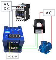 Transformador de Corriente Alterna, Sensor de Bobina de Transformación de Corriente para Medidor de Energía de 100A