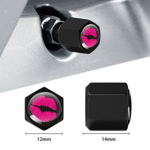 Bouchons de tige de Valve de pneu solide de haute qualité avec ensemble de porte-clés Logo personnalisable nouvel état pour les voitures - Product Image 3