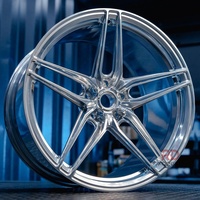 Rines Forjados Personalizados de 1 Pieza, Pulidos, de 17, 18, 19, 20, 21 y 22 Pulgadas, Ruedas de Aleación Forjada para Autos de Carreras, para BMW, Audi, Mercedes Benz, AMG, SL, GT