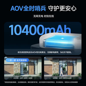 Caméra de surveillance extérieure hémisphérique sans fil étanche Visidacom à double objectif alimentée par énergie solaire 300W 1890P - Product Image 4