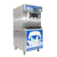 Machine à cônes professionnelle pour la fabrication de glaces italiennes, machine à glaces molles automatique