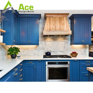 Modern White High Gloss and Oak Color <strong>Kitchen</strong> Cabinets With Island and Breakfast <strong>Bar</strong> - Product Image 5