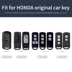 Funda para Llave de Coche con Botones para Honda Civic Accord HR-V CR-V <span class=keywords><strong>CRV</strong></span> 2022 2023, Carcasa para Llave de 4 y 5 Botones, Accesorios para Coche - Product Image 2