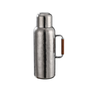 Pure Titanium Thermos Flask 1600ml 24H Insulation Business Gift With Wooden Handle - Product Image 5