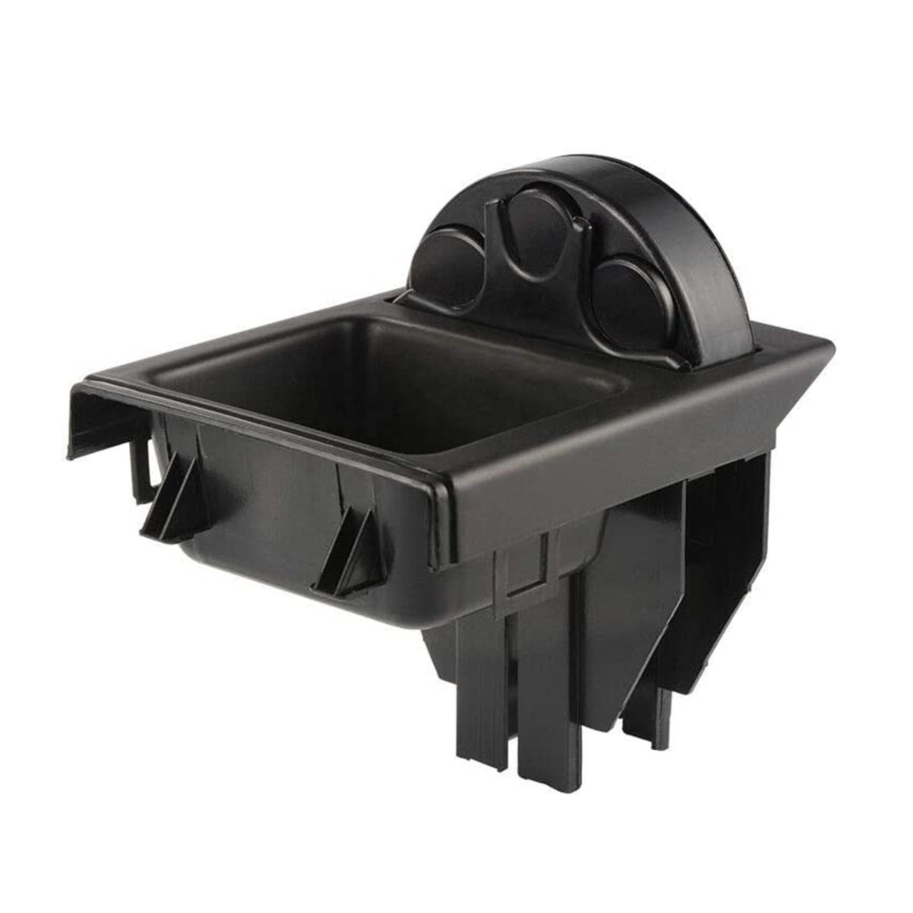 Jinzun BMW 3 Series E46 (06-19) Car Center Console Storage Box Black Plastic Coin Cup Holder - 51168