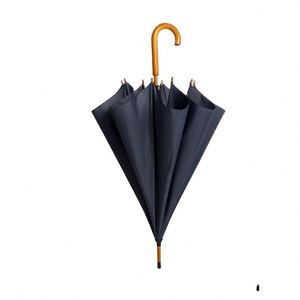 WSY484 Gift Strong Black Rain <b>Windproof</b> Stick Brand Custom Straight <b>Umbrella</b> With Logo Printing <b>Umbrellas</b> for the Rain - Product Image 1