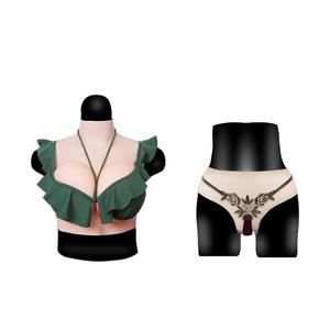 Panty de Vagina de Silicona Artificial de Fábrica y Pechos Falsos para Crossdresser, Panties de Vagina con Varios Tipos a la Venta - Product Image 3