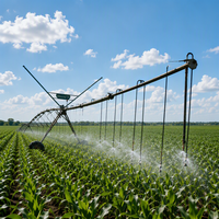 Système d'irrigation automatique à enrouleur avec boîte de vitesses métallique pour économie d'eau, pistolet d'arrosage IoT télécommandé pour grandes exploitations agricoles