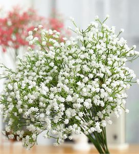 Fleurs artificielles de gypsophile blanches les plus vendues pour la décoration de centre de table de mariage, bricolage maison et jardin - Product Image 3