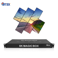 Procesador de Empalme Mágico para Salas de Exposiciones Inmersivas de Turismo Cultural, Decodificación 8K 7680x4320 60Hz, 1 Entrada HDMI y 6 Salidas HDMI, PIP de 10 Capas