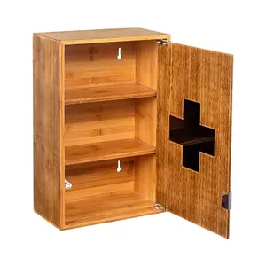 Medicine First Aid Medical Wall Mounted Corner Cabinet Storage Box Medicine Cabinet