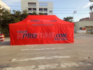 Carpa Plegable Publicitaria Ecológica Personalizada de 4x8m, Impermeable, Resistente, Portátil, para Interiores y Exteriores - Product Image 5