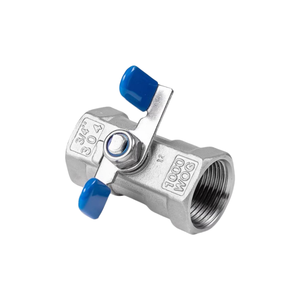 304/316สแตนเลสสตีลวาล์วหนึ่งชิ้นทนทานต่อการกัดกร่อนด้ามจับน้ำประปา<span class=keywords><strong>4</strong></span> 6เฟน1นิ้วเครื่องมือฮาร์ดแวร์ DN15 - Product Image 2