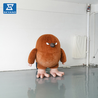 Modèle d'oiseau gonflable géant personnalisé en peluche pour publicité extérieure, événements et décoration, accessoire de présentation gonflable