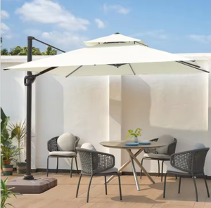 <span class=keywords><strong>Parasol</strong></span> de terrasse moderne de 3 m, écologique, imperméable, résistant au vent, protection <span class=keywords><strong>UV</strong></span> <span class=keywords><strong>50</strong></span>+, avec base réglable et structure en aluminium pour l'extérieur - Product Image 3
