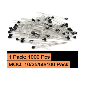 เทอร์มิสเตอร์ NTC 10K โอห์มตัวต้านทานเซ็นเซอร์วัดความร้อนสำหรับอุปกรณ์อิเล็กทรอนิกส์ DIY อาร์ดูโน่ ราสเบอร์รี่ ไพการตรวจสอบอุณหภูมิและวงจรควบคุม - Product Image 2