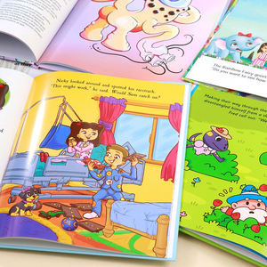 Libro de Tapa Dura de Fábrica con Impresión Offset en Cartulina de Arte, Papel Recubierto, Impresión de Libros Infantiles Personalizados, Libro de Cartón para Niños - Product Image 6