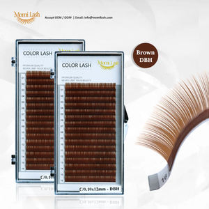 Extensiones de Pestañas Individuales Coreanas PBT Hechas a Mano, Modernas, Ligeras y Cómodas, de 4-20 mm de Longitud, para Realzar las Pestañas - Product Image 6