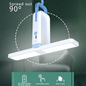 Lampe LED pliable réglable à 180 degrés avec crochet pour le camping et la maison - Product Image 2