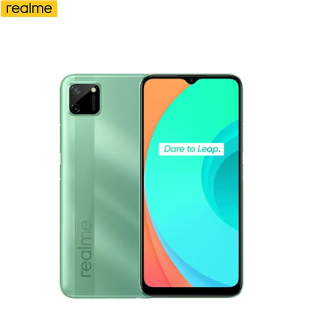 Realme C11โทรศัพท์มือถือ6.5นิ้ว5000มิลลิแอมป์ชั่วโมงแบตเตอรี่ขนาดใหญ่40วันสแตนด์บายนาน3-การ์ดสล็อต Android มาร์ทโฟน13MP กล้องโทรศัพท์
