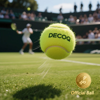 Équipement d'entraînement de tennis professionnel pour la compétition amateur Haute élasticité Écologique 65 mm de diamètre 130-138 cm Balles de tennis