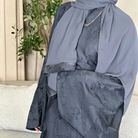Abaya Vêtements Islamiques 2025 Grande Taille Robe Musulmane Loriya Femme Motif Personnalisé Tissu Satin Caftan Manches Chauve-Souris Designs Abaya