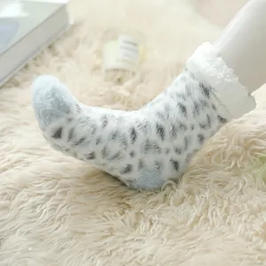 2023China Hot Selling Mink Autumn And Winter Super Thick Stockings Floor Socks