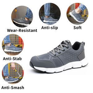 <span class=keywords><strong>Zapatos</strong></span> de Protección Laboral para Hombre, Alta Calidad, Anti Impactos, Modernos, Versátiles, Resistentes al Desgaste y Antideslizantes, <span class=keywords><strong>Zapatos</strong></span> Deportivos de Trabajo - Product Image 4