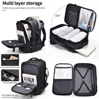 Sac à dos de compression 60L avec pompe à air Idéal pour les voyages en plein air Sac à dos confortable et rembourré pour hommes