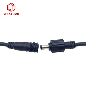 Dc 5.5 2.1 Jack Man Vrouw Waterdichte Kabel Outdoor Uv Brandwerendheid Veiligheid Bescherming