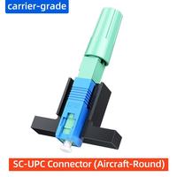 Konektor Serat Optik SC APC UPC Harga Murah Dukungan Pabrik Kabel Drop Koneksi Cepat FTTH FTTR