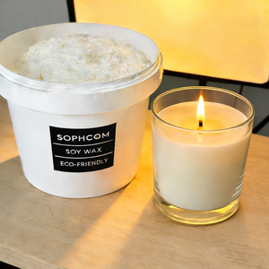 Granuli di Cera di Soia Naturale al 100% HUAYA di Alta Qualità, Lunga Durata, 25kg, Ecologici per la Fabbricazione di Candele, MOQ 1kg - Product Image 2