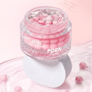 Crème Visage en Capsules au Niacinamide, PDRN et Collagène, Éclaircissante, Anti-Âge, Vitamine C, Blanchissante, Hydratante, Gel - Product Image 1