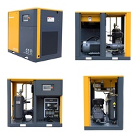 Compresseur à vis lubrifié refroidi par air Airking Stationary 50HP 37KW avec tension personnalisée CE pour l'industrie alimentaire