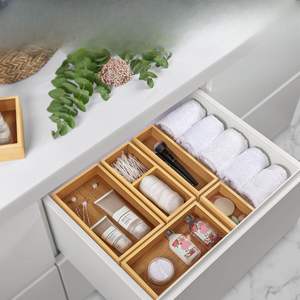 Estante de Almacenamiento de Bambú de Lujo - Juego de Cajones Multiusos de Dos Niveles para Cocina, Organizador de Bolsitas de Té con Diseño Desmontable - Product Image 4