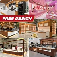 Comptoirs de café commerciaux - Meubles personnalisés en bois pour bar à café - Designs sur mesure - Design d'intérieur gratuit - Marque OUYEE - Fabrication directe