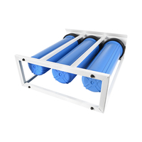 Système complet de filtration de filtre à eau bleu de 20 pouces à 3 étapes pour toute la maison