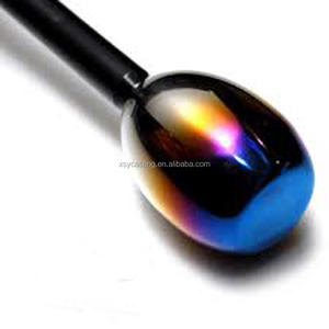 CNCカスタムチタンオートバーントブルーギアシフトハンドルノブ - Product Image 5