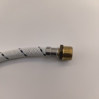 Tuyau de raccordement flexible F1/2 * M1/2 vinilo pour mitigeur de robinet de lavabo de toilette de plomberie avec raccords en laiton
