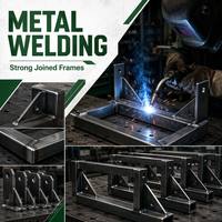 Support métallique sur mesure OEM, fabrication de tôles en aluminium et acier inoxydable par emboutissage de précision, découpe laser, pliage CNC, soudage