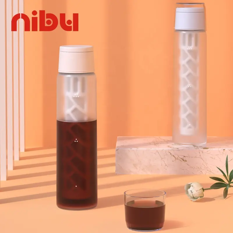 Nibu Professionele Lekvrije Ice Cold Brew Koffie Fles Glas Koffie Pot Thee Zetgroep Koud Brouwen Koffiezetapparaat