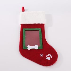 Bolsa de Dulces Navideña al por Mayor, Estilo 2025, Decoración Colgante para Chimenea, Medias Navideñas para Mascotas - Product Image 5