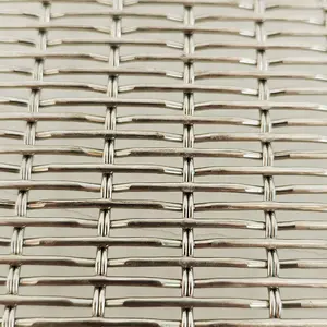 3mm Spring Coated Steel Gold Wire Mesh Sheets 20x20x1.5mm Fence Decorative Diamond Brass Wire 18 Mesh