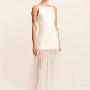 Vestidos de Fiesta para Mujer, Diseño Personalizado OEM, Sin Mangas, Espalda Descubierta, Dobladillo de Encaje, Elegantes y Ajustados - Product Image 2