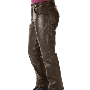 Top Fashion Lightweight Canvas Leather Casual Wear <b>Men's</b> <b>Pants</b> High Waist Straight Pattern Full Length Quick Dry Breathable - Product Image 2